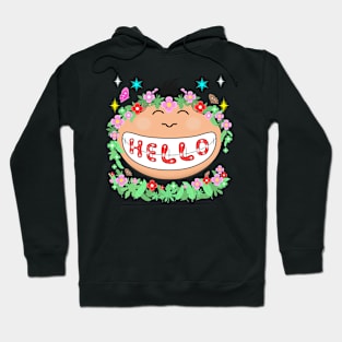 Clipart Hello happy time, may you find only happiness Hoodie